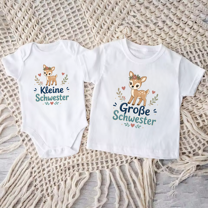 (Kleine/Große) Schwester Matching Sets Animal Designs