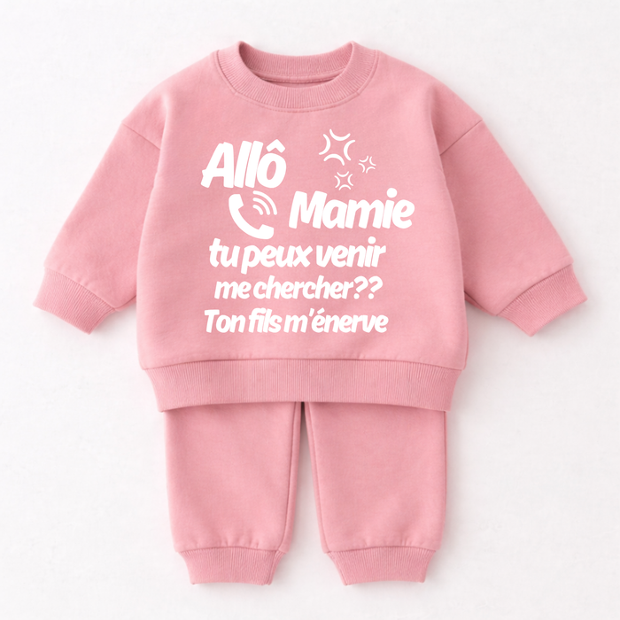 Allô Mamie tu peux venir me chercher?? Ton fils m’énerve