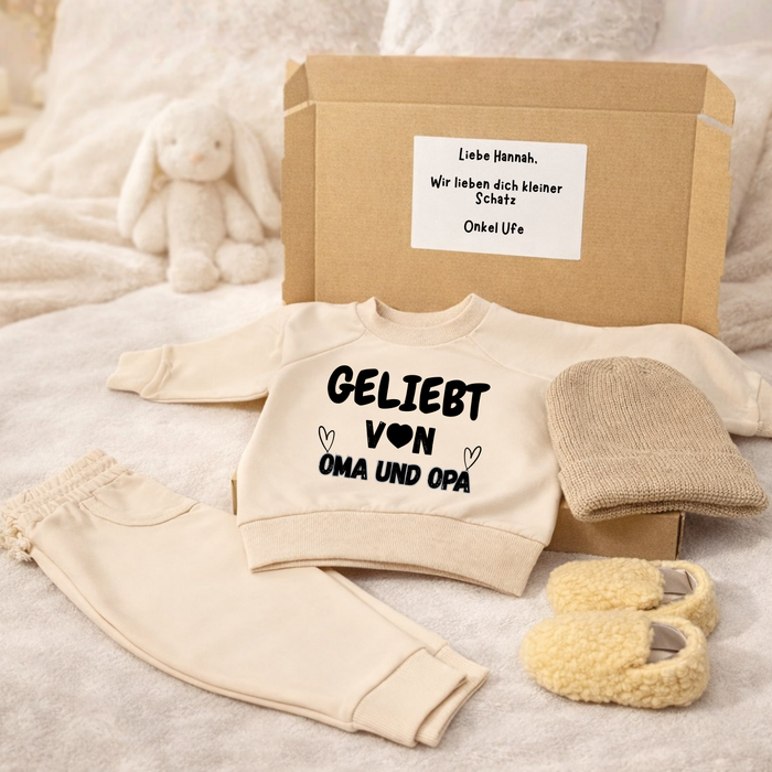 GELIEBT VON OMA UND OPA - Geschenkbox
