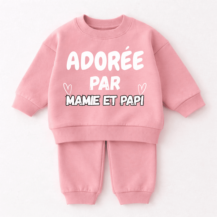 Adorée par Mamie et Papi - Märchen Mode aus Bio-Baumwolle personalisierte geschenke Babyset & Bodys mit spruch & Geschenkideen für Neugeborene & 0–24 Monate & und perfekt als Geschenk zur Geburt