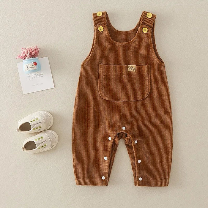 Baby Cord Latzhose - Märchen Mode aus Bio - Baumwolle personalisierte geschenke Babyset & Bodys mit spruch & Geschenkideen für Neugeborene & 0–24 Monate & und perfekt als Geschenk zur Geburt