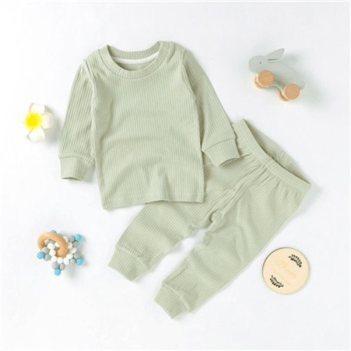 Baby Homewear Set Grün - Märchen Mode aus Bio - Baumwolle personalisierte geschenke Babyset & Bodys mit spruch & Geschenkideen für Neugeborene & 0–24 Monate & und perfekt als Geschenk zur Geburt