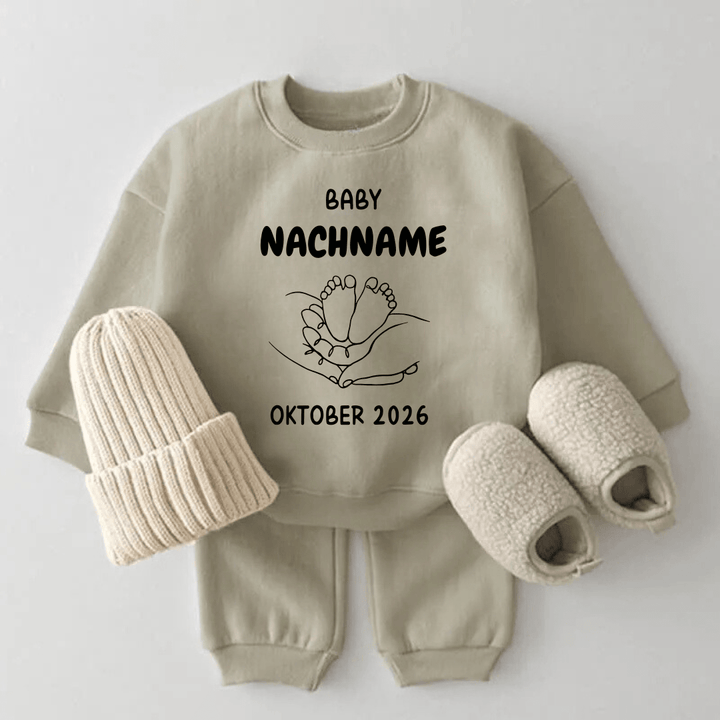 Baby Nachname mit Geburtsdatum - Märchen Mode - 