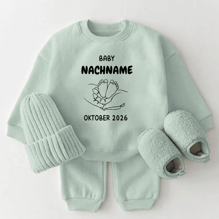 Baby Nachname mit Geburtsdatum - Märchen Mode - 