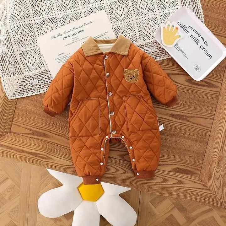 Bär Romper Wintertraum - Märchen Mode - 