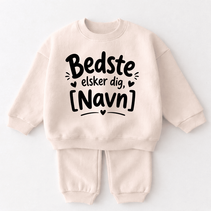 Bedste elsker dig,[Navn] - Märchen Mode aus Bio-Baumwolle personalisierte geschenke Babyset & Bodys mit spruch & Geschenkideen für Neugeborene & 0–24 Monate & und perfekt als Geschenk zur Geburt