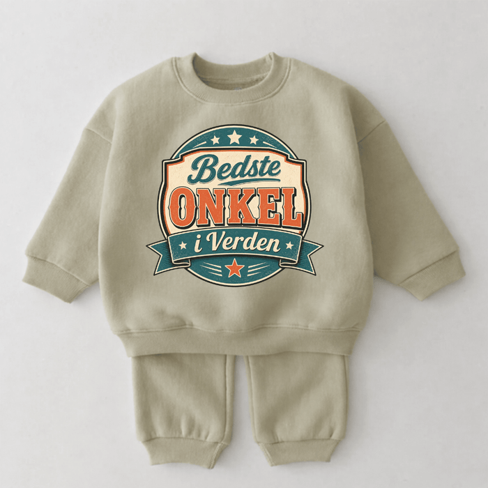 Bedste Onkel i Verden - Märchen Mode aus Bio - Baumwolle personalisierte geschenke Babyset & Bodys mit spruch & Geschenkideen für Neugeborene & 0–24 Monate & und perfekt als Geschenk zur Geburt