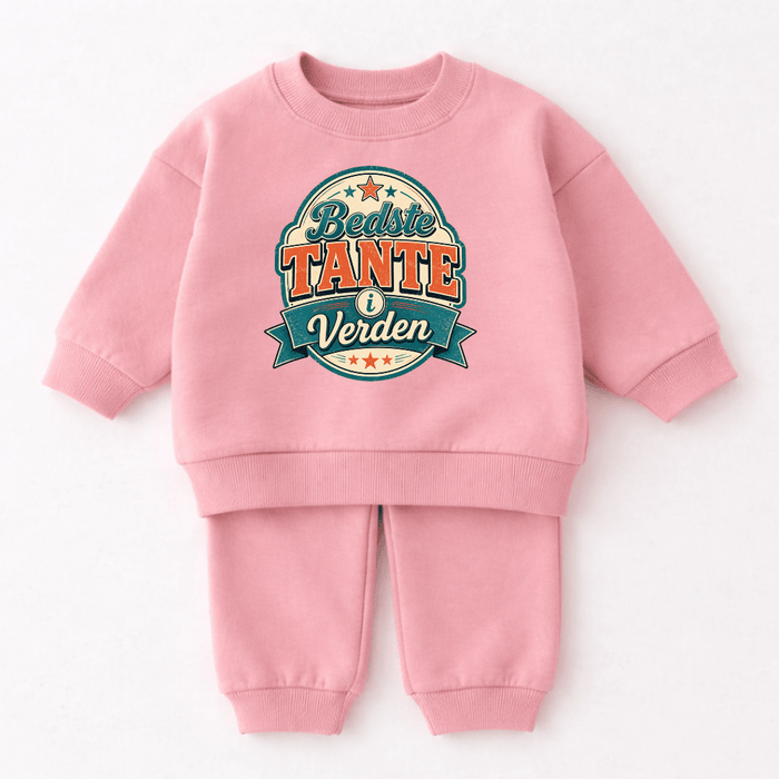 Bedste Tante i Verden - Märchen Mode aus Bio - Baumwolle personalisierte geschenke Babyset & Bodys mit spruch & Geschenkideen für Neugeborene & 0–24 Monate & und perfekt als Geschenk zur Geburt