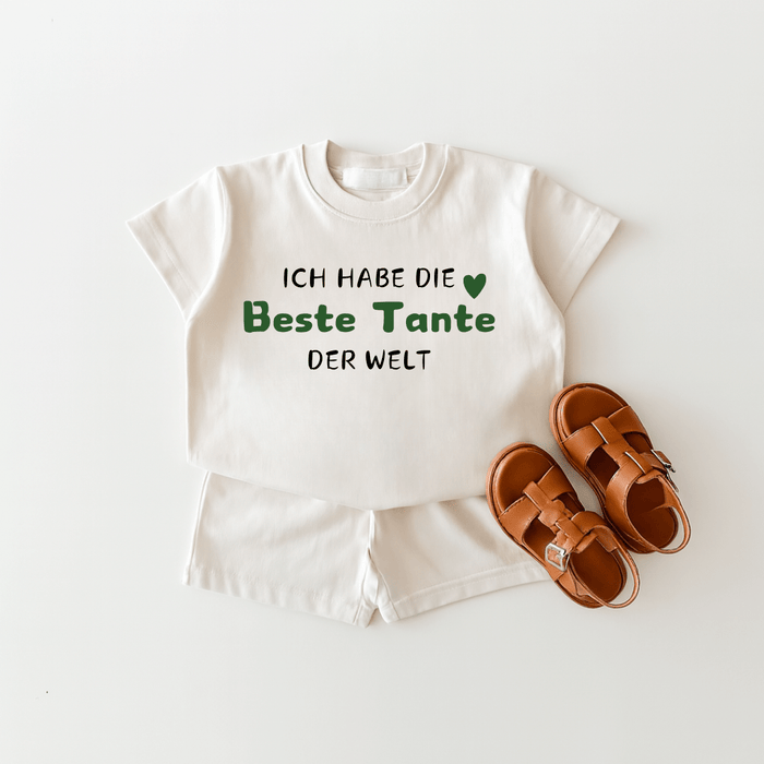 Beste Tante - Märchen Mode aus Bio - Baumwolle personalisierte geschenke Babyset & Bodys mit spruch & Geschenkideen für Neugeborene & 0–24 Monate & und perfekt als Geschenk zur Geburt