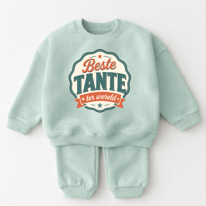 Beste Tante ter wereld - Märchen Mode aus Bio - Baumwolle personalisierte geschenke Babyset & Bodys mit spruch & Geschenkideen für Neugeborene & 0–24 Monate & und perfekt als Geschenk zur Geburt
