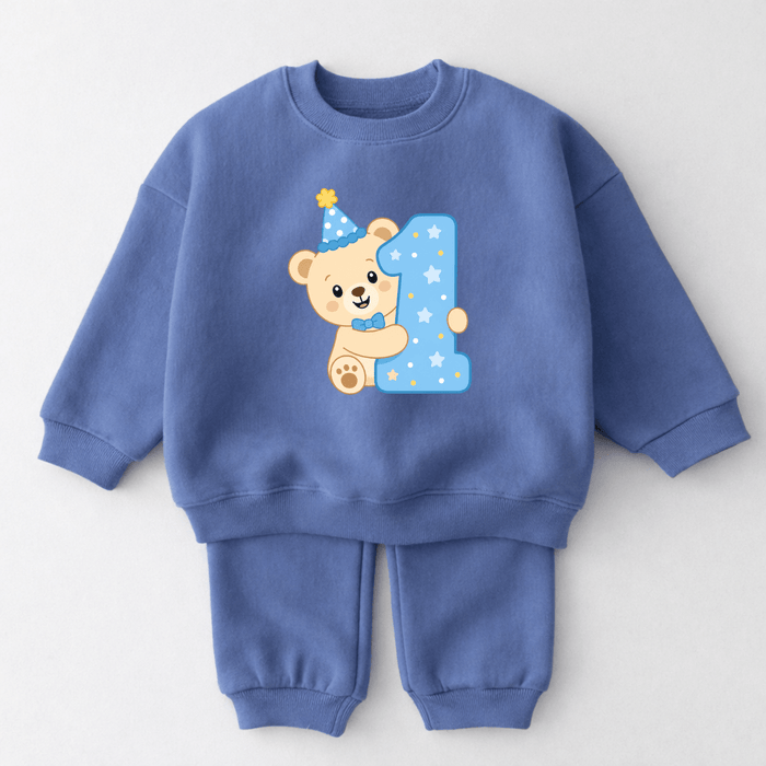Birthday Bear 01 - Märchen Mode aus Bio-Baumwolle personalisierte geschenke Babyset & Bodys mit spruch & Geschenkideen für Neugeborene & 0–24 Monate & und perfekt als Geschenk zur Geburt