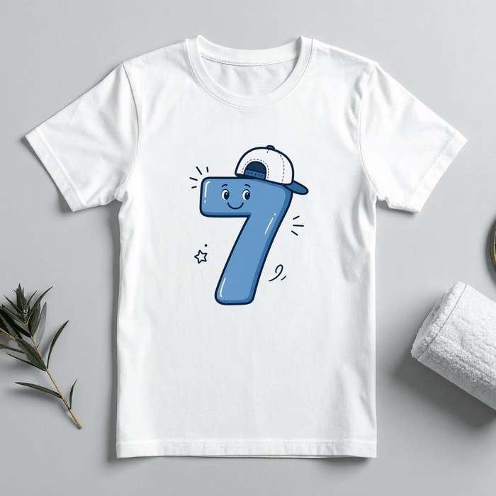 Cool Seven - Tshirt 07 - Märchen Mode aus Bio-Baumwolle personalisierte geschenke Babyset & Bodys mit spruch & Geschenkideen für Neugeborene & 0–24 Monate & und perfekt als Geschenk zur Geburt
