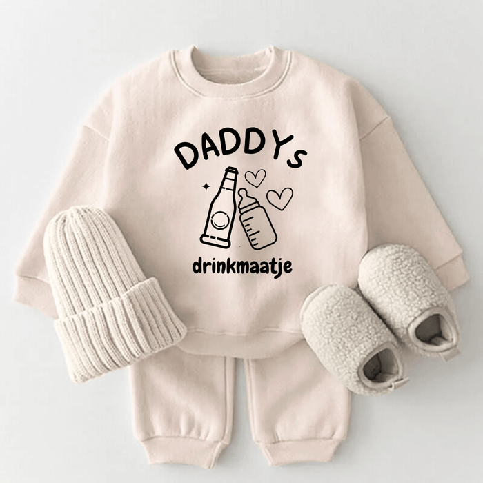 Daddy’s drinkmaatje - Märchen Mode aus Bio - Baumwolle personalisierte geschenke Babyset & Bodys mit spruch & Geschenkideen für Neugeborene & 0–24 Monate & und perfekt als Geschenk zur Geburt