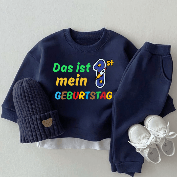 Das ist mein GEBURTSTAG - Märchen Mode aus Bio - Baumwolle personalisierte geschenke Babyset & Bodys mit spruch & Geschenkideen für Neugeborene & 0–24 Monate & und perfekt als Geschenk zur Geburt