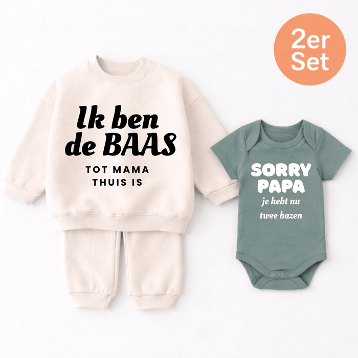 de BAAS 2er set - Märchen Mode aus Bio - Baumwolle personalisierte geschenke Babyset & Bodys mit spruch & Geschenkideen für Neugeborene & 0–24 Monate & und perfekt als Geschenk zur Geburt