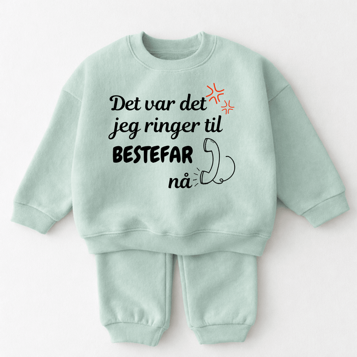 Det var det jeg ringer til Bestefar nå - Märchen Mode aus Bio-Baumwolle personalisierte geschenke Babyset & Bodys mit spruch & Geschenkideen für Neugeborene & 0–24 Monate & und perfekt als Geschenk zur Geburt