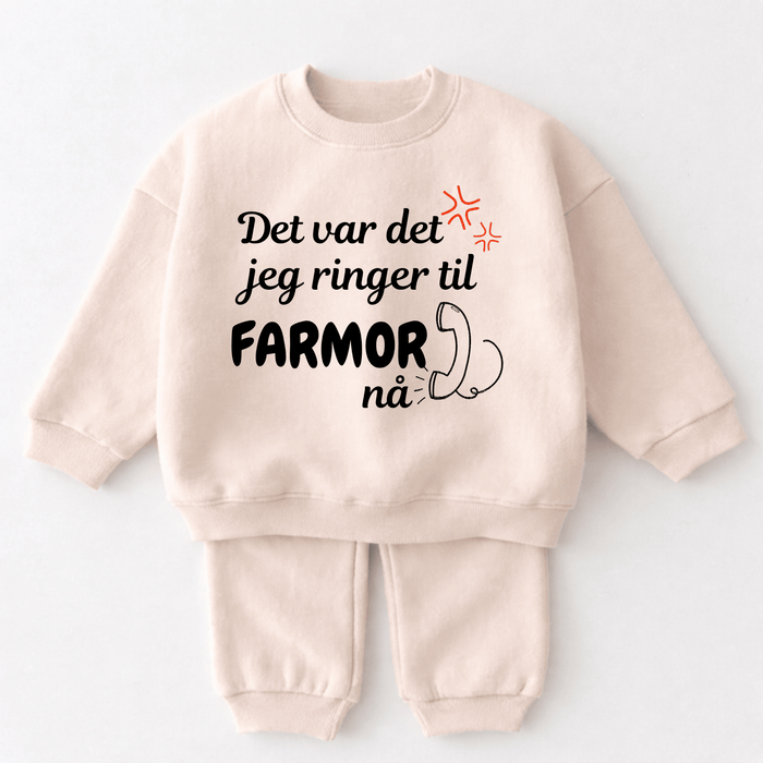 Det var det jeg ringer til Farmor nå - Märchen Mode aus Bio-Baumwolle personalisierte geschenke Babyset & Bodys mit spruch & Geschenkideen für Neugeborene & 0–24 Monate & und perfekt als Geschenk zur Geburt