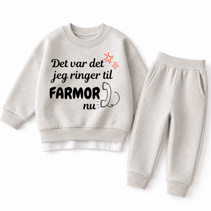 Det var det jeg ringer til Farmor nu - Märchen Mode aus Bio - Baumwolle personalisierte geschenke Babyset & Bodys mit spruch & Geschenkideen für Neugeborene & 0–24 Monate & und perfekt als Geschenk zur Geburt