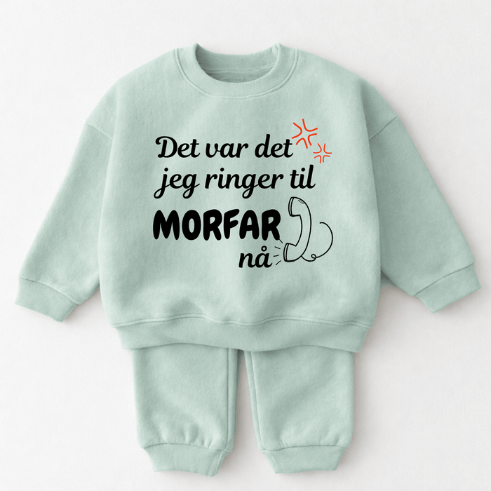 Det var det jeg ringer til Morfar nå - Märchen Mode aus Bio-Baumwolle personalisierte geschenke Babyset & Bodys mit spruch & Geschenkideen für Neugeborene & 0–24 Monate & und perfekt als Geschenk zur Geburt