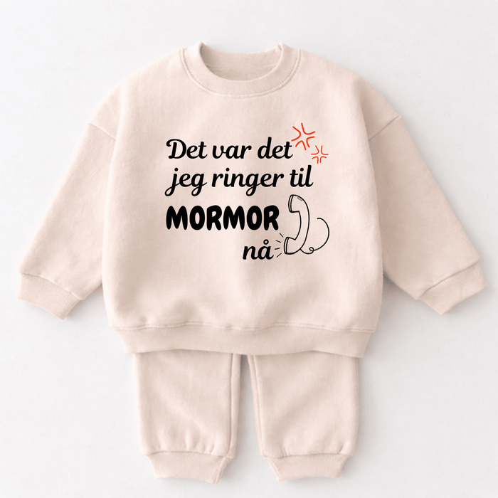 Det var det jeg ringer til Mormor nå - Märchen Mode aus Bio-Baumwolle personalisierte geschenke Babyset & Bodys mit spruch & Geschenkideen für Neugeborene & 0–24 Monate & und perfekt als Geschenk zur Geburt
