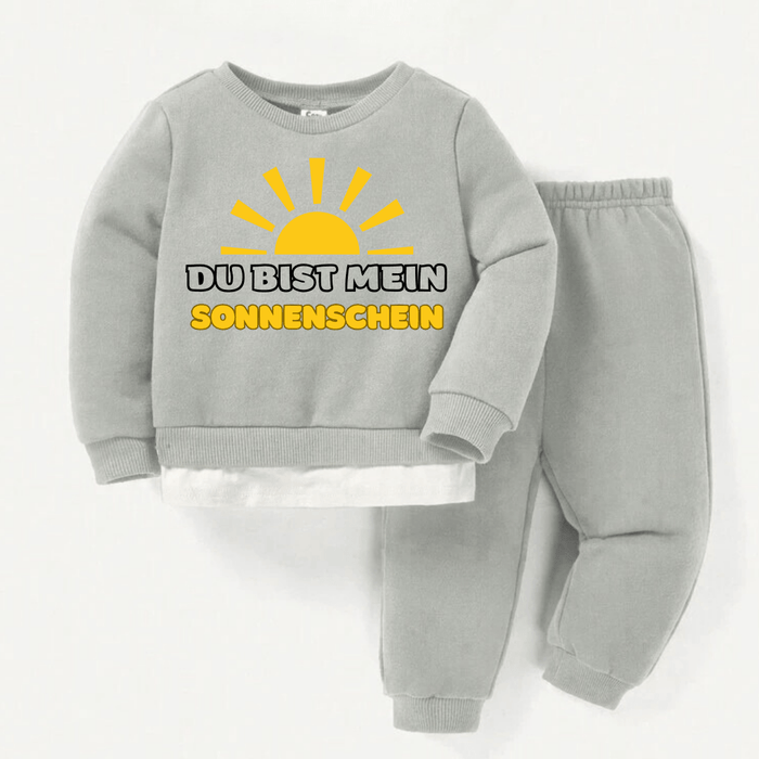 DU BIST MEIN SONNENSCHEIN - Märchen Mode aus Bio - Baumwolle personalisierte geschenke Babyset & Bodys mit spruch & Geschenkideen für Neugeborene & 0–24 Monate & und perfekt als Geschenk zur Geburt