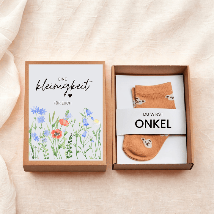 Du wirst Onkel - Geschenkbox - Märchen Mode - 