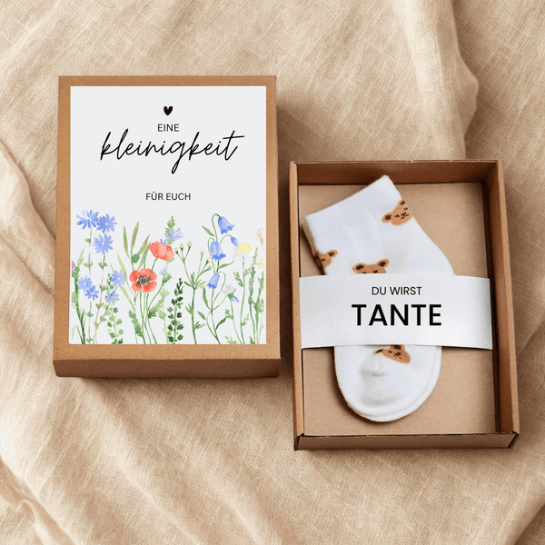 Du wirst Tante - Geschenkbox - Märchen Mode - 