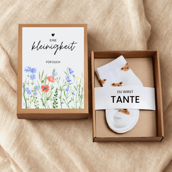 Du wirst Tante - Geschenkbox - Märchen Mode - 