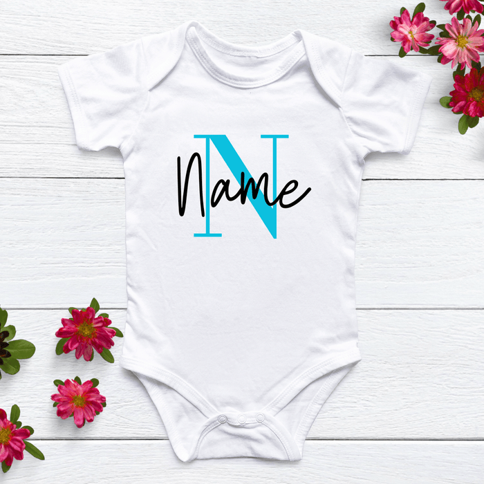 erster Buchstabe + Name - Märchen Mode aus Bio - Baumwolle personalisierte geschenke Babyset & Bodys mit spruch & Geschenkideen für Neugeborene & 0–24 Monate & und perfekt als Geschenk zur Geburt