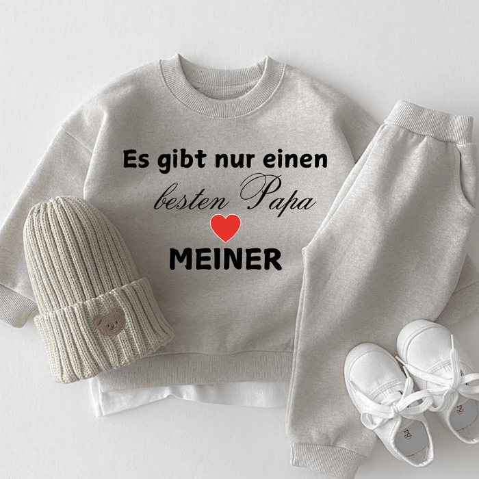 Es gibt nur einen besten Papa MEINER - Märchen Mode aus Bio - Baumwolle personalisierte geschenke Babyset & Bodys mit spruch & Geschenkideen für Neugeborene & 0–24 Monate & und perfekt als Geschenk zur Geburt