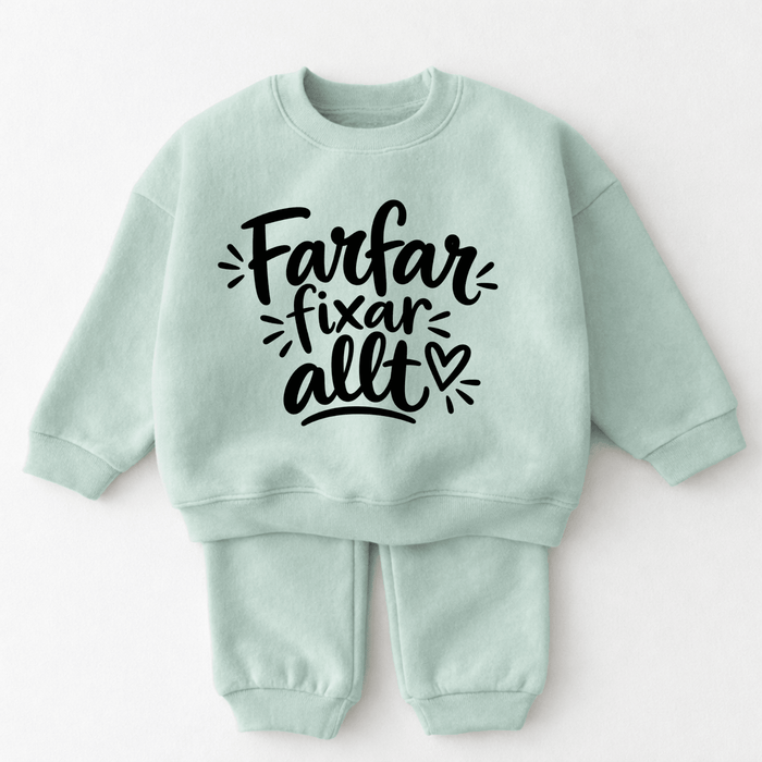Farfar fixar allt - Märchen Mode aus Bio-Baumwolle personalisierte geschenke Babyset & Bodys mit spruch & Geschenkideen für Neugeborene & 0–24 Monate & und perfekt als Geschenk zur Geburt