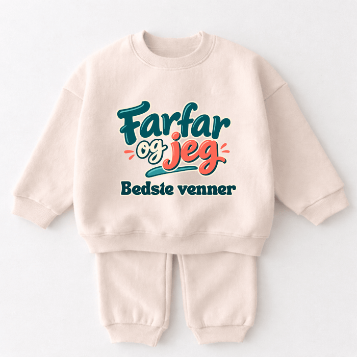 Farfar og jeg – Bedste venner - Märchen Mode aus Bio-Baumwolle personalisierte geschenke Babyset & Bodys mit spruch & Geschenkideen für Neugeborene & 0–24 Monate & und perfekt als Geschenk zur Geburt