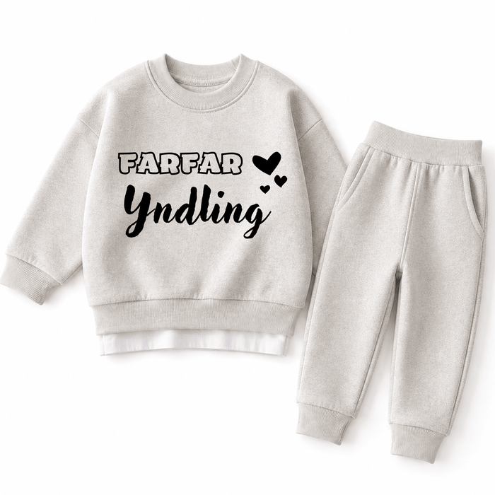 Farfar Yndling - Märchen Mode aus Bio - Baumwolle personalisierte geschenke Babyset & Bodys mit spruch & Geschenkideen für Neugeborene & 0–24 Monate & und perfekt als Geschenk zur Geburt