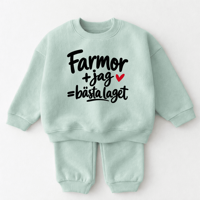 Farmor + jag = bästa laget - Märchen Mode aus Bio-Baumwolle personalisierte geschenke Babyset & Bodys mit spruch & Geschenkideen für Neugeborene & 0–24 Monate & und perfekt als Geschenk zur Geburt