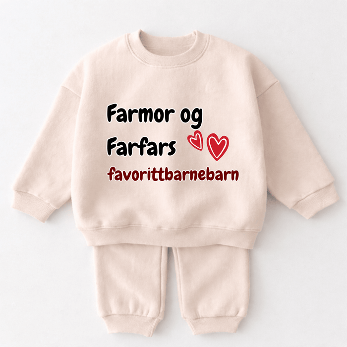 Farmor og Farfars favorittbarnebarn - Märchen Mode aus Bio-Baumwolle personalisierte geschenke Babyset & Bodys mit spruch & Geschenkideen für Neugeborene & 0–24 Monate & und perfekt als Geschenk zur Geburt