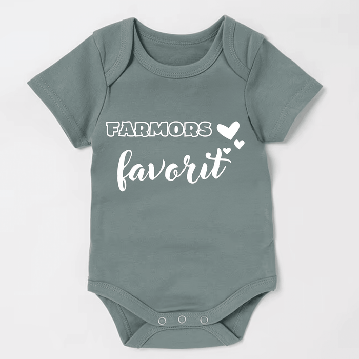 Farmors favorit body - Märchen Mode aus Bio-Baumwolle personalisierte geschenke Babyset & Bodys mit spruch & Geschenkideen für Neugeborene & 0–24 Monate & und perfekt als Geschenk zur Geburt