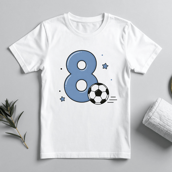 Football Fun - Tshirt 08 - Märchen Mode aus Bio-Baumwolle personalisierte geschenke Babyset & Bodys mit spruch & Geschenkideen für Neugeborene & 0–24 Monate & und perfekt als Geschenk zur Geburt