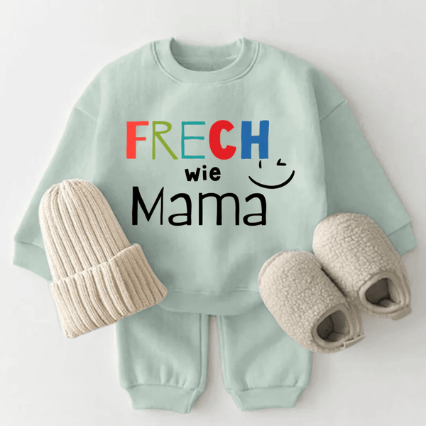 Frech wie Mama - Märchen Mode aus Bio - Baumwolle personalisierte geschenke Baby Outfit, Strampler & Geschenkideen für Neugeborene & 0–24 Monate & und perfekt als Geschenk zur Geburt product_