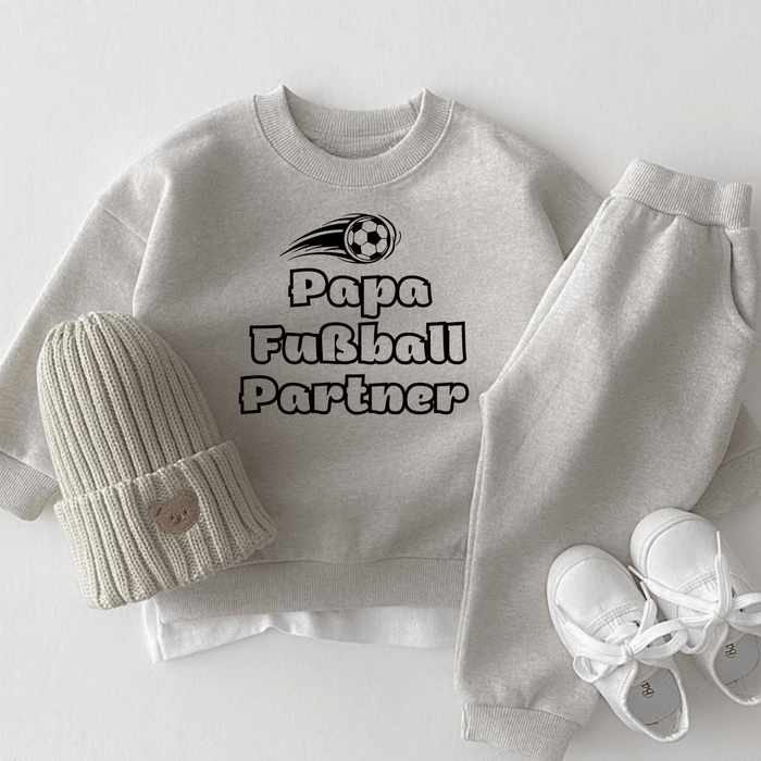 Fußball Partner - Märchen Mode aus Bio - Baumwolle personalisierte geschenke Babyset & Bodys mit spruch & Geschenkideen für Neugeborene & 0–24 Monate & und perfekt als Geschenk zur Geburt