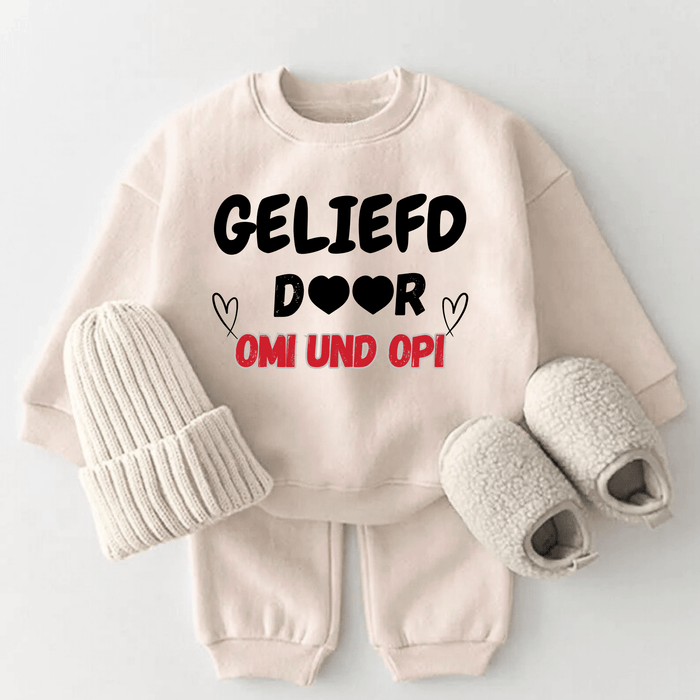 Geliefd door OMI & OPI - Märchen Mode aus Bio - Baumwolle personalisierte geschenke Babyset & Bodys mit spruch & Geschenkideen für Neugeborene & 0–24 Monate & und perfekt als Geschenk zur Geburt
