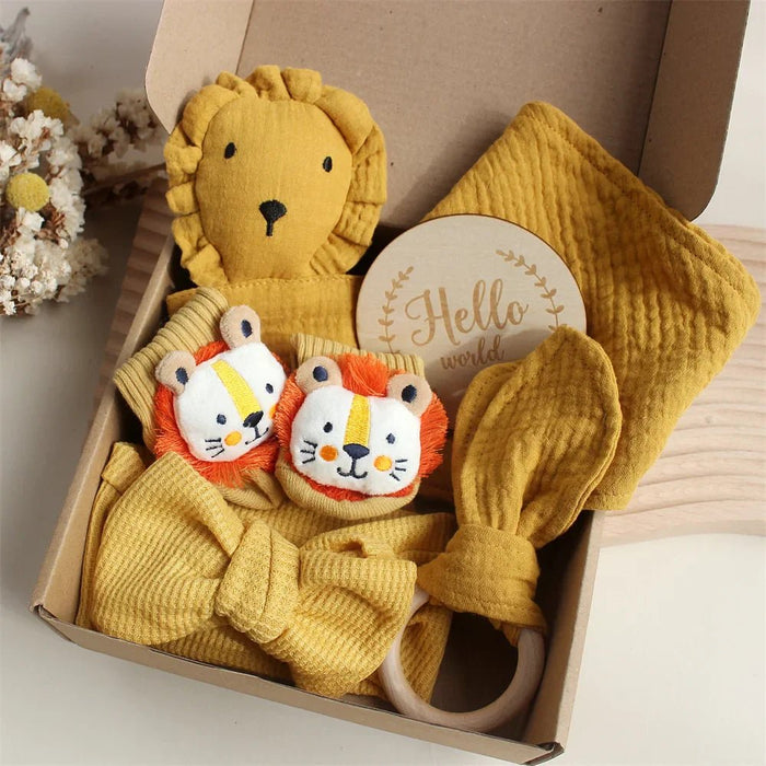 Geschenkbox 6 - teilig - Märchen Mode aus Bio - Baumwolle personalisierte geschenke Babyset & Bodys mit spruch & Geschenkideen für Neugeborene & 0–24 Monate & und perfekt als Geschenk zur Geburt