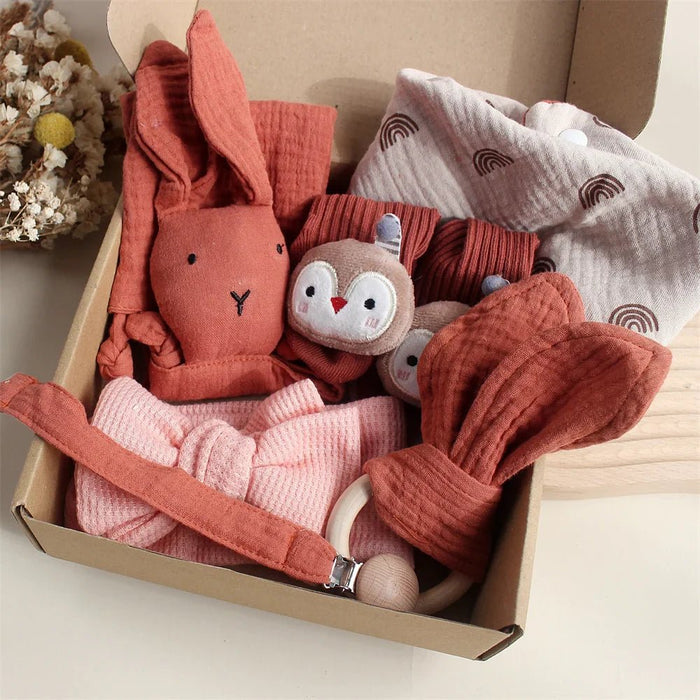 Geschenkbox 6 - teilig - Märchen Mode aus Bio - Baumwolle personalisierte geschenke Babyset & Bodys mit spruch & Geschenkideen für Neugeborene & 0–24 Monate & und perfekt als Geschenk zur Geburt