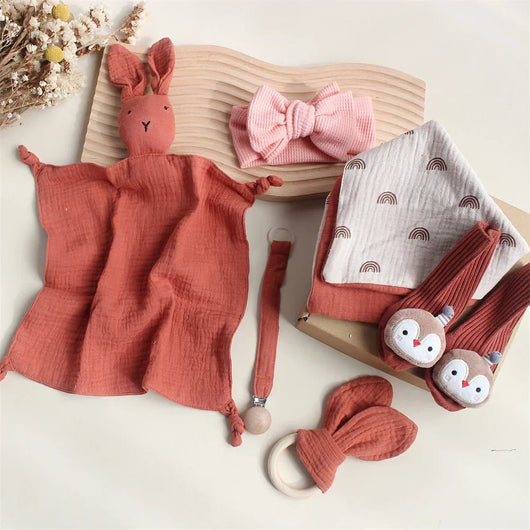 Geschenkbox 6 - teilig - Märchen Mode aus Bio - Baumwolle personalisierte geschenke Baby Outfit, Strampler & Geschenkideen für Neugeborene & 0–24 Monate & und perfekt als Geschenk zur Geburt product_