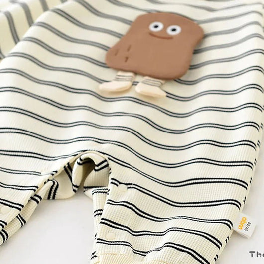 Gestreifter Kartoffeloverall - Märchen Mode aus Bio - Baumwolle personalisierte geschenke Baby Outfit, Strampler & Geschenkideen für Neugeborene & 0–24 Monate & und perfekt als Geschenk zur Geburt product_