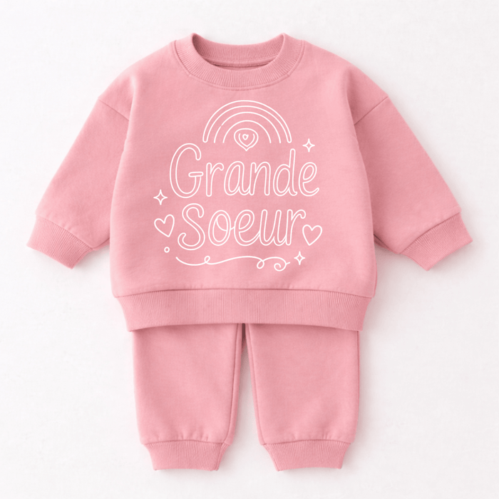 Grande Soeur - Märchen Mode aus Bio-Baumwolle personalisierte geschenke Babyset & Bodys mit spruch & Geschenkideen für Neugeborene & 0–24 Monate & und perfekt als Geschenk zur Geburt