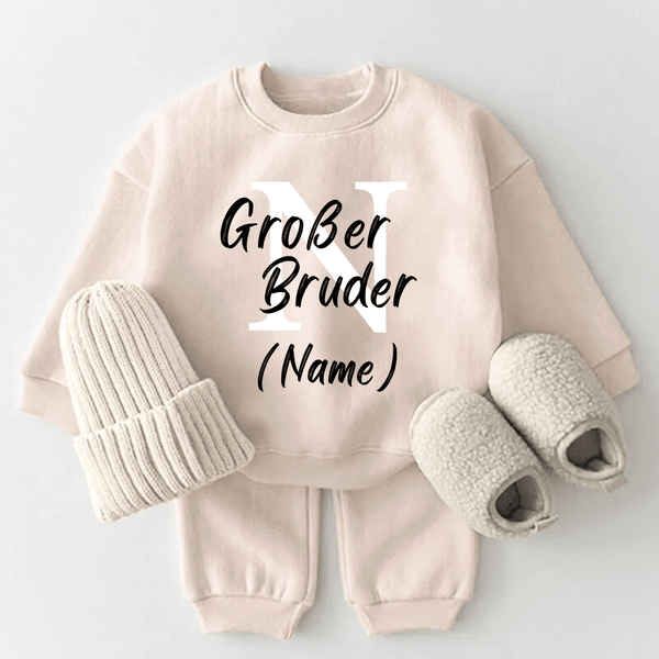 Großer Bruder N (Name) - Märchen Mode aus Bio - Baumwolle personalisierte geschenke Baby Outfit, Strampler & Geschenkideen für Neugeborene & 0–24 Monate & und perfekt als Geschenk zur Geburt product_