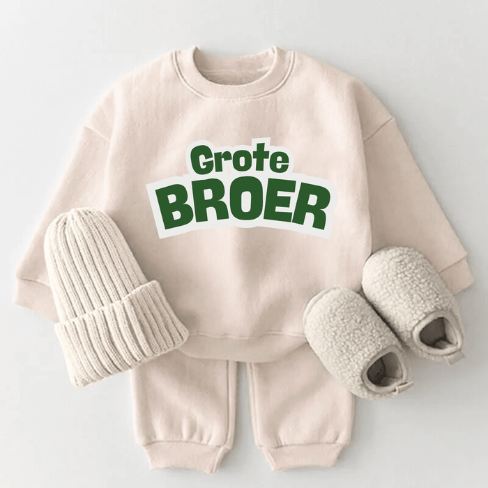 Grote Broer - Märchen Mode aus Bio - Baumwolle personalisierte geschenke Babyset & Bodys mit spruch & Geschenkideen für Neugeborene & 0–24 Monate & und perfekt als Geschenk zur Geburt