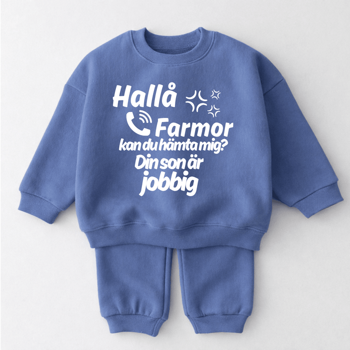 Hallå Farmor kan du hämta mig? Din son är jobbig - Märchen Mode aus Bio-Baumwolle personalisierte geschenke Babyset & Bodys mit spruch & Geschenkideen für Neugeborene & 0–24 Monate & und perfekt als Geschenk zur Geburt
