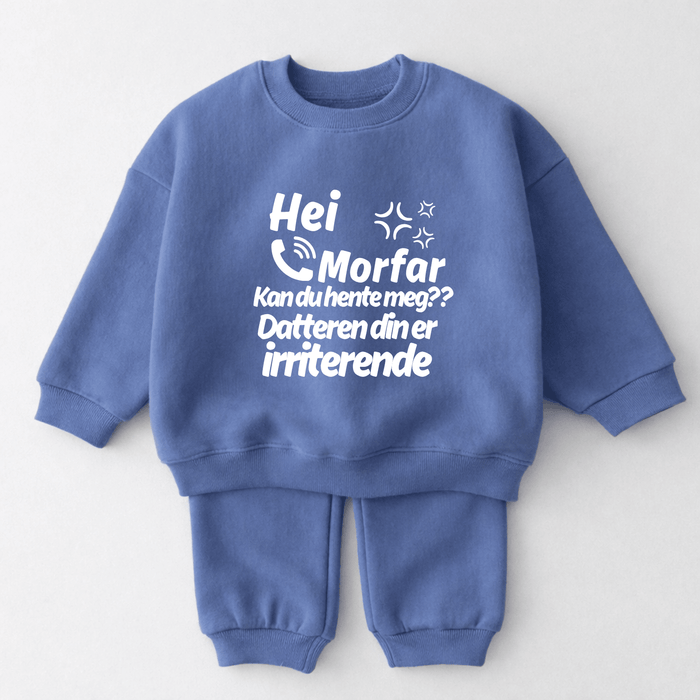 Hei Morfar Kan du hente meg?? Datteren din er irriterende - Märchen Mode aus Bio-Baumwolle personalisierte geschenke Babyset & Bodys mit spruch & Geschenkideen für Neugeborene & 0–24 Monate & und perfekt als Geschenk zur Geburt