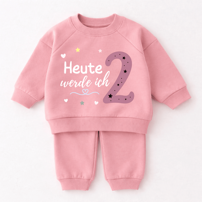 Heute Werde ich 2 - Märchen Mode aus Bio-Baumwolle personalisierte geschenke Babyset & Bodys mit spruch & Geschenkideen für Neugeborene & 0–24 Monate & und perfekt als Geschenk zur Geburt